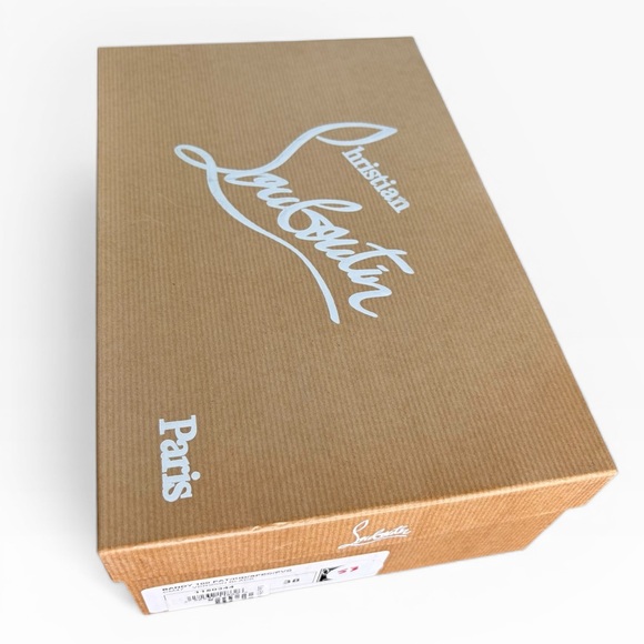 Christian Louboutin Gold and Multicolor Heels Size 38 - Picture 10 of 11